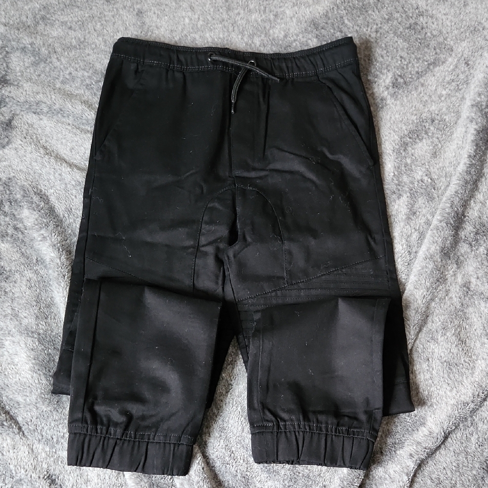 Boys Black Casual Bottoms